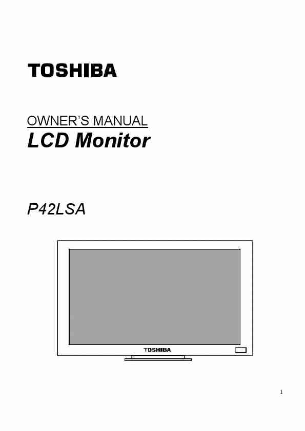 Toshiba Flat Panel Television P42LSA-page_pdf
